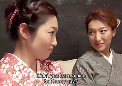 Japanese Traditional Kimono Orgy With And Friends - Maki Hojo And Hojo Maki