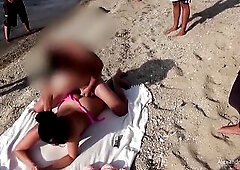 Public! Mass screw encounter at Banana Beach with cum guarantee