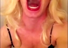 Shemale swallow, amateur sissy