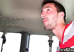 Blindfolded Hunk Cocksucked By Gay