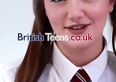 British Student 18+ Mocks Your Small Cock In This Joi