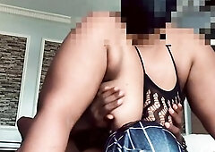 That babe has a large butt and enchanting cunt