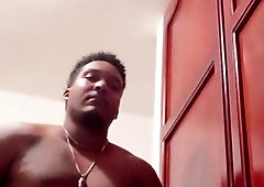 Massive ebony stud with a colossal black dick