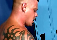 Pole smoking twink gets railed