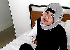 Fit Muslim Girl With Hijab Shows Her Horny Instructor What She Hides Under Her Dress