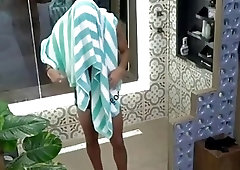 Long-haired hunk loves to go without a shirt