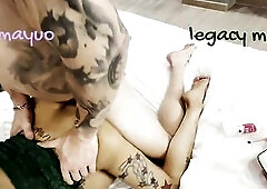 Legacy Mess : two honeys Transsexual and 1 guy with Large Weenies have Trio Screw every other in Double An