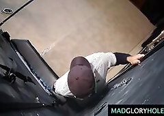 After the initial preparations and masturbation, the first customer appeared, who was obviously hooked on chubby girls, because he immediately chose a