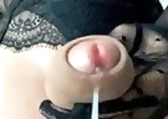 trans girl using dark lingerie ready to trap you