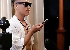 I called a massage boy to come over and fucked him - Full version