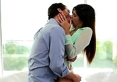 Pretty lassie has long-awaited sex with her boyfriend