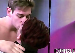 Armond Rizzo thrusts his cock in Michael Delrays ass