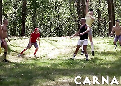 Beautiful Logan Cross Barebacks His Hairy Masculine Coach