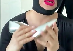 Sissy Whore cums in her High Heelsp