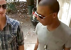 Naked men enjoying interracial gay sex