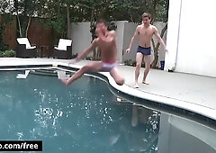 BROMO - Vadim Black Heads Under The Water To Take Off Johnny Hasty's Clothes To Taunt Himself