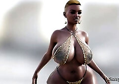 Ebony and WhiteTrans Anal Collection - sassycomics