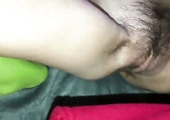 Homemade movie scene of slim Becky getting anal quickie creampie