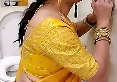 Desi crossdresser Payal dildo blowjob and gagging