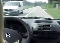 Blonde shemale and her man fuck each other balls deep