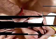 Busty tranny from Thailand swallows big white boner in POV