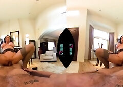 VRHUSH Busty MILF Nikki Benz wants your cock inside her