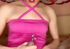 Sissy Cumslut Anal Play, Sounding and Plapgasm for Step-Daddy With Cum Swallow