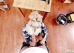 Golden-haired Sweetheart Blondie Fesser Enjoys The Private Sensation