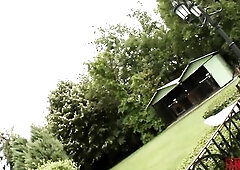 ANALIZED - BRUNETTE HAIR TINY BREASTS mother I'd like to fuck CECILIA VEGA OUTDOOR FMM ANAL THREE-SOME