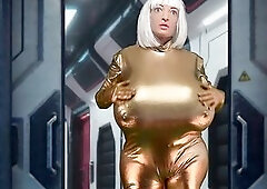 Juggsy is a large titties female masking sissy. This is a kinky talking clip! Science fiction porn is sexy, especially when large bazookas Juggsy is p