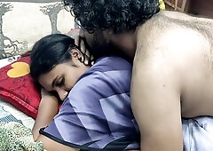 Desi Malayali Couple Hot Ass Kiss Romance In Nighty