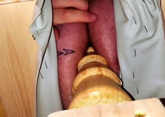 Trans Chick Gets Donk Opened up Open By Machine!