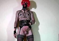 Dumb sissy waiting for her alpha male to come