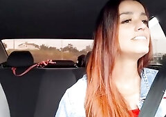 APP driver catches passenger masturbating from behind and gives it to him in the car!