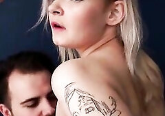My cuckquean wife shooting me screwing small golden-haired angel next door