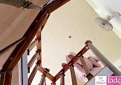 Danger fuck over the stairs