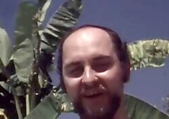 Threesome by the pool