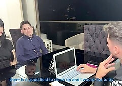 La Entrevista De Trabajo Se Convirtio En Una Fiesta De Pollas Para Una Latin babe Caliente