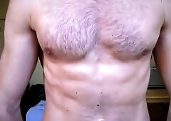 Worshiping my muscles and precum