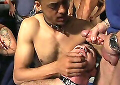 Naughty dudes kissing & sucking dicks