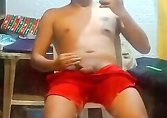 Santas Wanking Helper Inc. Cum Eating