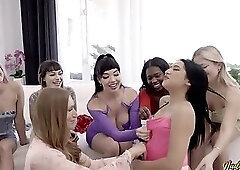 Lingerie Party Reverse Gangbang: Teaser  Produced by Nade Nasty