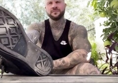 Amateur outdoors, gym, shoes