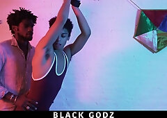 BlackGodz - Prosperous Stud gets his Arse Poked by A Dark-Hued God