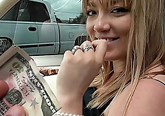 Cash for sex leads slutty teen broad to insane porn scenes