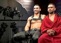 Arad Winwin dominates his slave Ricky Daniels