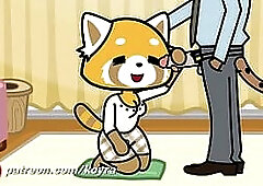Aggretsuko porn parody Retsuko rage sex, first minute preview - public release aug 3