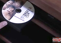 Horny daddy anal cumshot