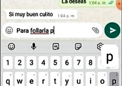 Video call whatsapp 1 susy's ass and fan handjob, send whats if you have a good cock and we make video call like that. Like for more. 19854128963