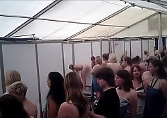 Festival shower voyeur
